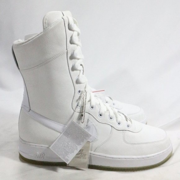 Nike Air Force 1 Wmns 2006 White High Top Sneakers Sz 11.5 US Wmns - Picture 5 of 14
